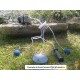 Set aération bassin de jardin 8400 l/h 2 plaques 20 cm de 15000 à 20000 litres