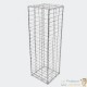 Lot De 10 Gabions En Métal Galvanisé, Robuste, Résistant, 100 x 30 x 30 cm