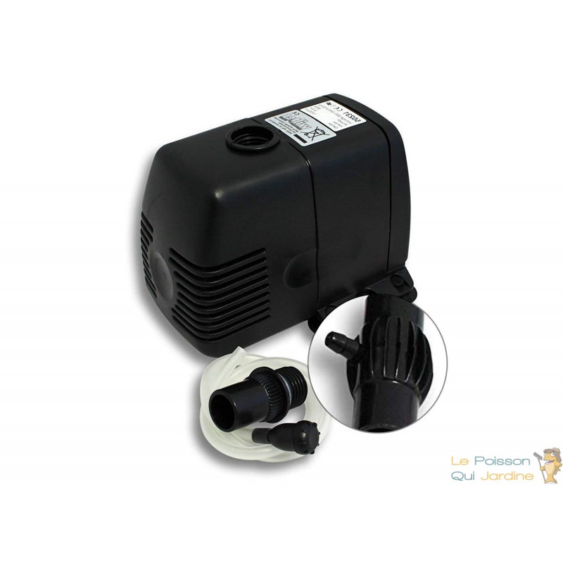 Pompe à air 600 l/h pour aquarium à 4 sorties - Miniaqua77