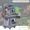 Aérateur Bassin Grande Profondeur 3000 l/h Pompe À Air Pour Bassins De Jardin Et Étangs