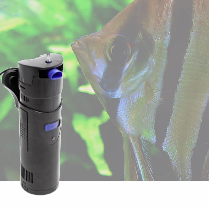 Pompe filtre intérieur aquarium débit de 2000 l/h avec UV 9W - Le