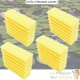 Lot De 2 Mousses De Filtration, De Remplacement Jaune Pour Bassins