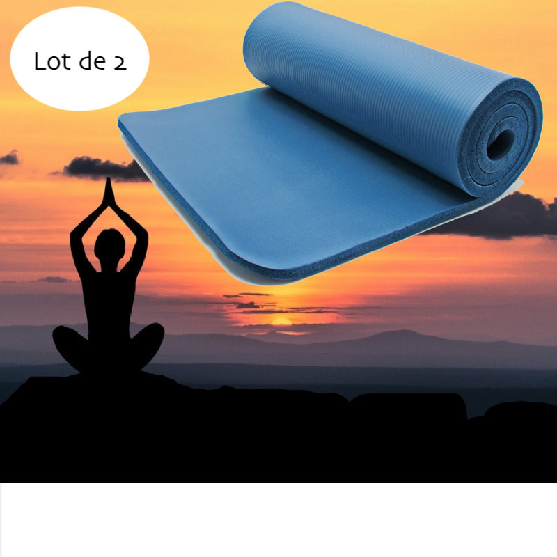 Tapis de méditation - bleu
