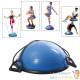 Bosu ou Ballon D'Équilibre Idéal Pour Yoga, Balance & Proprioception et tapis de sol 180 X 60 bleu