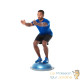 Bosu ou Ballon D'Équilibre Idéal Pour Yoga, Balance & Proprioception et tapis de sol 180 X 60 bleu