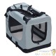 Sac de transport pliable l pour chiens 70x52x50cm Gris