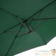 Parasol vert de 350 cm, belle qualité de finition avec une housse de protection incluse