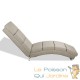 Fauteuil Ergonomique Tissu crème. Idéale pour la relaxation et le bien-être