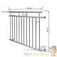 Balustrade de balcon, 156 cm X 90 cm en inox