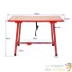 Table d'atelier pliable de dimensions 120 x 62 cm : une solution pratique pour vos travaux de bricolage