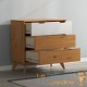 Commode Borneo en Bois Naturel - 80x40x79 cm : Élégance et Praticité !