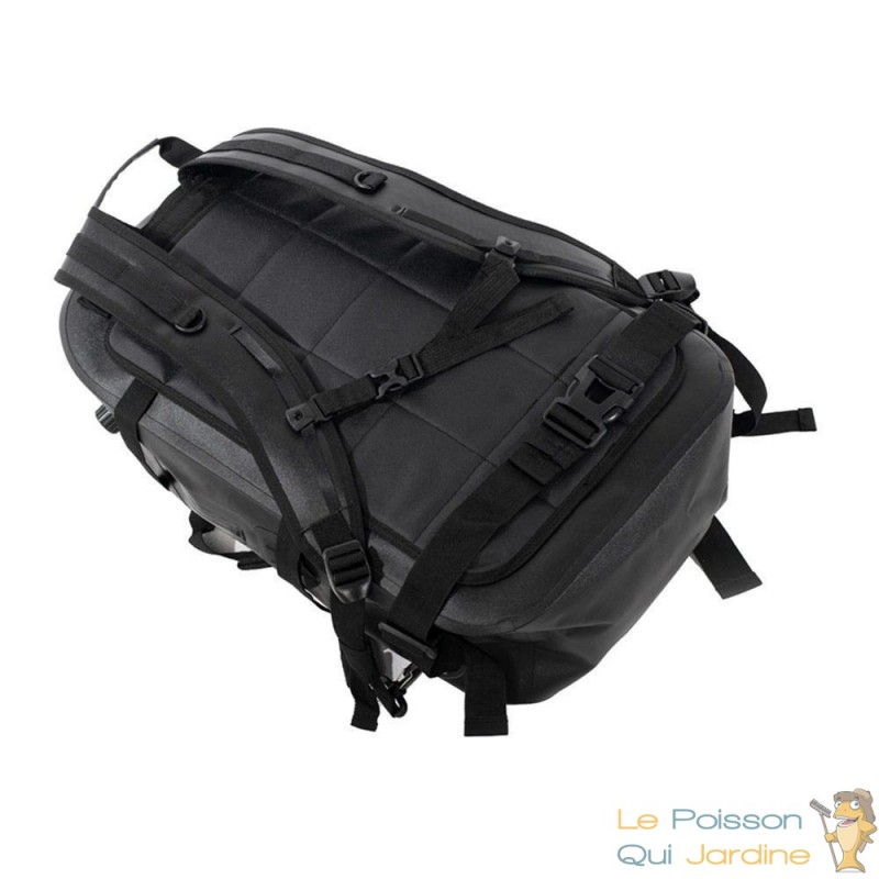 Sac À Dos Moto étanche 25 litres + option gonflage + Sacoche de jambe 1,5l  - Le Poisson Qui Jardine