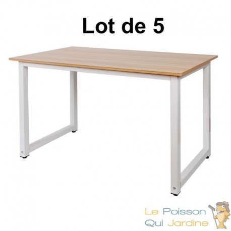 Table d'ordinateur,Tables de bureau, 120x60 cm Bureau d'ordinateur