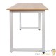 Lot de 10 Tables de travail ou bureau Couleur Bois 120 X 60 X 70 Résistante et de qualité