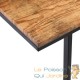 Lot de 2 Tables d'Appoint pour Salon : Un Mélange Élégant de Noir et de Bois, 40x30x65 cm, Équipée de Roulettes