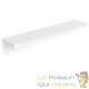 Lot de 2 : Étagère murale flottante 70 cm en MDF Blanc. Tablette à fixer au mur