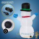 Décoration Gonflable Bonhomme de neige debout XL 120 cm