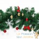 Guirlande de Noël imitation sapin 10m 160 LED 18 cm de large