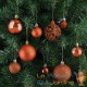 100 Boules de Noël Marron pour décorer votre sapin de Noël