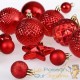 66 Boules & décorations de Noël Rouges pour décorer votre sapin de Noël