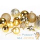 103 Boules & décorations de Noël Dorées pour décorer votre sapin de Noël