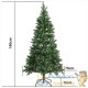 Sapin de Noël Vert ULTRA Réaliste 140 cm avec 470 branches et pied support