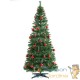 Sapin de Noël Vert décoré 150 cm avec 333 branches et pied support