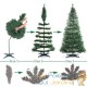 Sapin de Noël Vert décoré 150 cm avec 333 branches et pied support