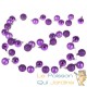 Lot de 2 : Guirlande de Noël Boules et LED sapin 2m VIOLET