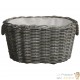 Panier Porte Bûches Gris 60 cm de long Idéal rangement bois de chauffage