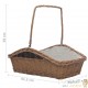 Panier Porte Bûches à anse 61 cm de long Idéal rangement bois de chauffage