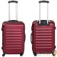 4 Valises de Voyage Solides Bordeaux 25 - 45 - 72 - 108 litres. Pour le voyage court et long