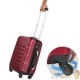 4 Valises de Voyage Solides Bordeaux 25 - 45 - 72 - 108 litres. Pour le voyage court et long