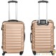 4 Valises de Voyage Solides Roses 25 - 45 - 72 - 108 litres. Pour le voyage court et long