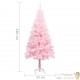 Sapin de Noël Rose artificiel 180 X 93 cm et pied support pour un Noël original.