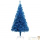 Sapin de Noël Bleu artificiel 120 X 65 cm et pied support pour un Noël original.