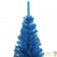 Sapin de Noël Bleu Artificiel 180 X 93 cm et pied support pour un Noël original.