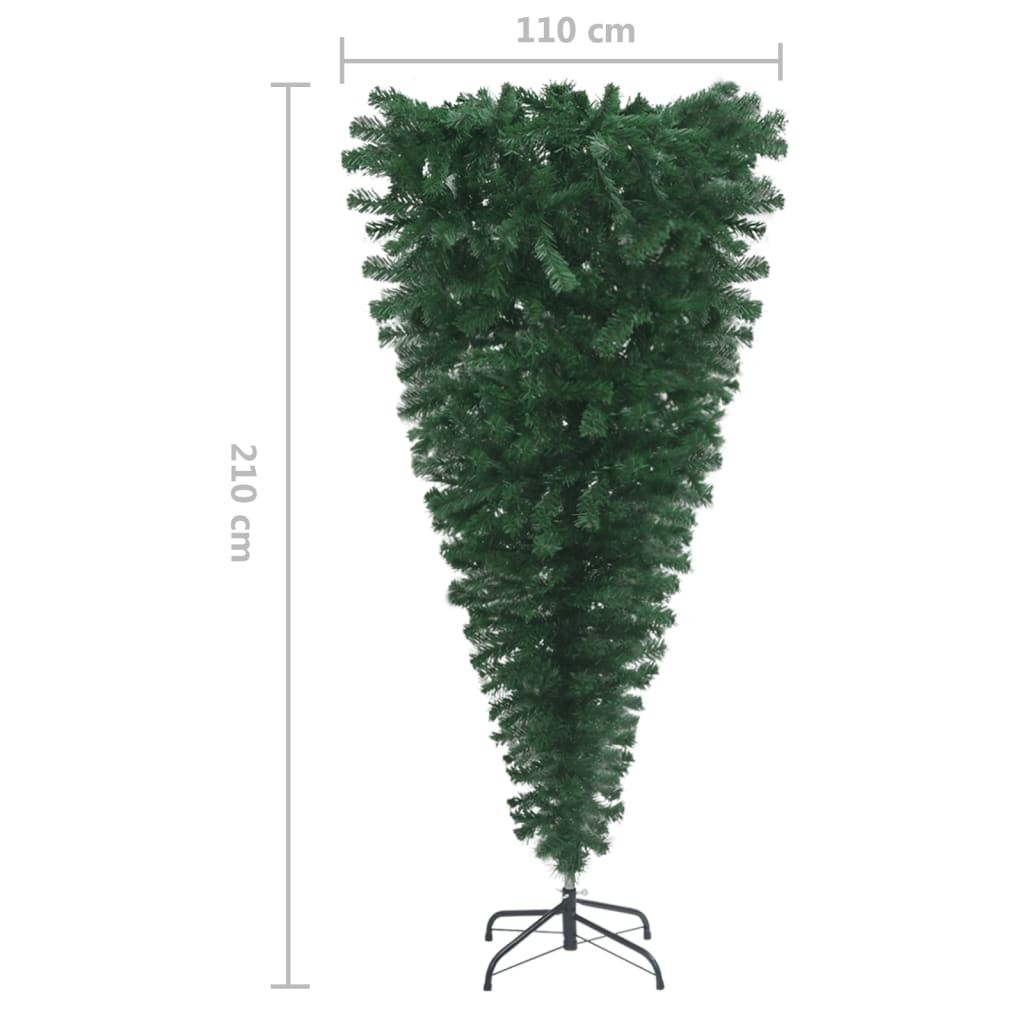 Sapin de Noël Artificiel Inversé 210 cm : Une Décoration originale pour Noël