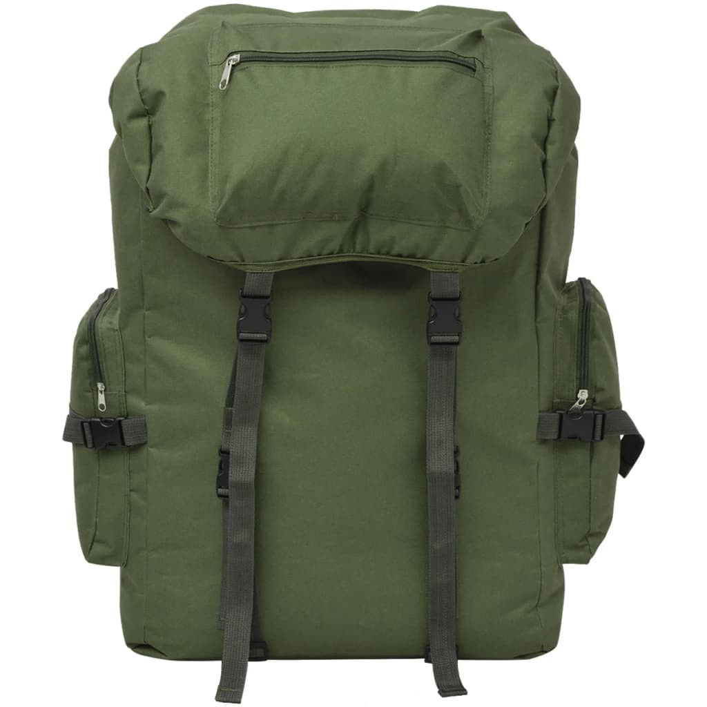 Sac à dos 65L Vert Multi poche Sac à Dos Style Militaire