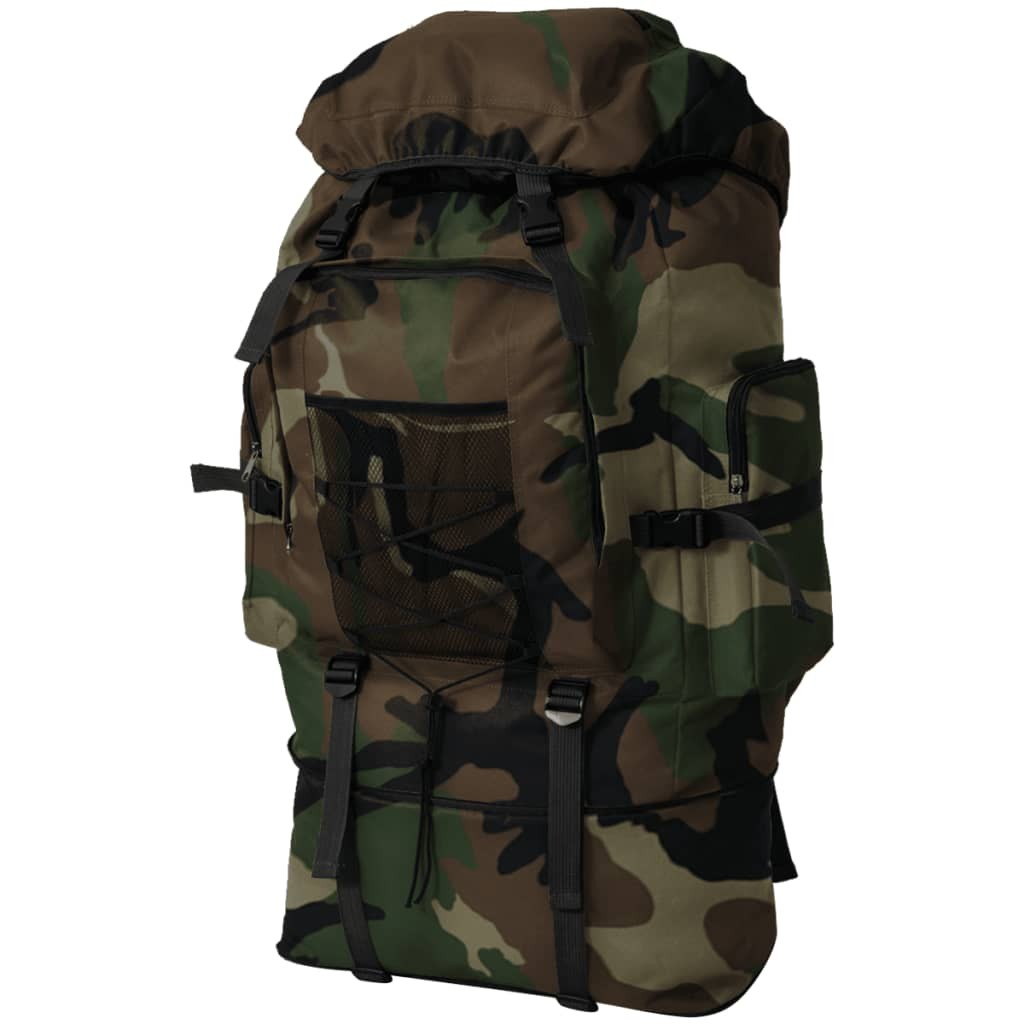 Sac à dos 100L Camouflage Multi poche Sac à Dos Style Militaire