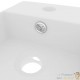 Lot de 2 Lavabos de Salle de Bain Chic & Moderne Blanc. SANS Mitigeur