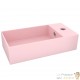 Lot de 2 Lavabos de Salle de Bain Chic & Moderne Rose. SANS Mitigeur