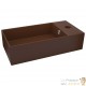 Lavabo de Salle de Bain Chic & Moderne Marron Foncé. SANS Mitigeur