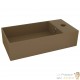 Lavabo de Salle de Bain Chic & Moderne Marron Foncé. SANS Mitigeur