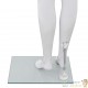 Mannequin Femme Blanc Brillant. Idéal pour la couture, magasins de vêtements, décoration intérieure