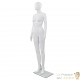 Mannequin Femme Blanc Brillant. Idéal pour la couture, magasins de vêtements, décoration intérieure