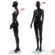 Mannequin Femme Noir Brillant. Idéal pour la couture, magasins de vêtements, décoration intérieure