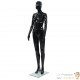 Mannequin Femme Noir Brillant. Idéal pour la couture, magasins de vêtements, décoration intérieure