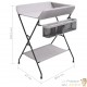 Table à Langer pour bébé. Gris. De qualité et prix contenu