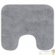 Tapis de salle de bain Gris + Tapis de WC - Toilettes